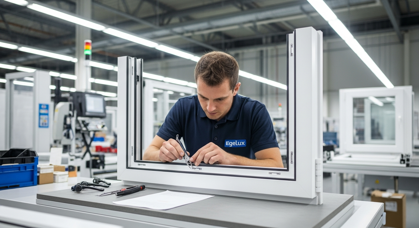 How Egelux's Total Quality Management System Ensures Superior PVC Window Performance